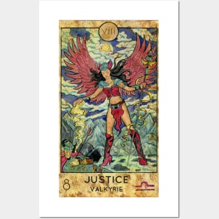 Justice. Major Arcana Tarot Card. Posters and Art